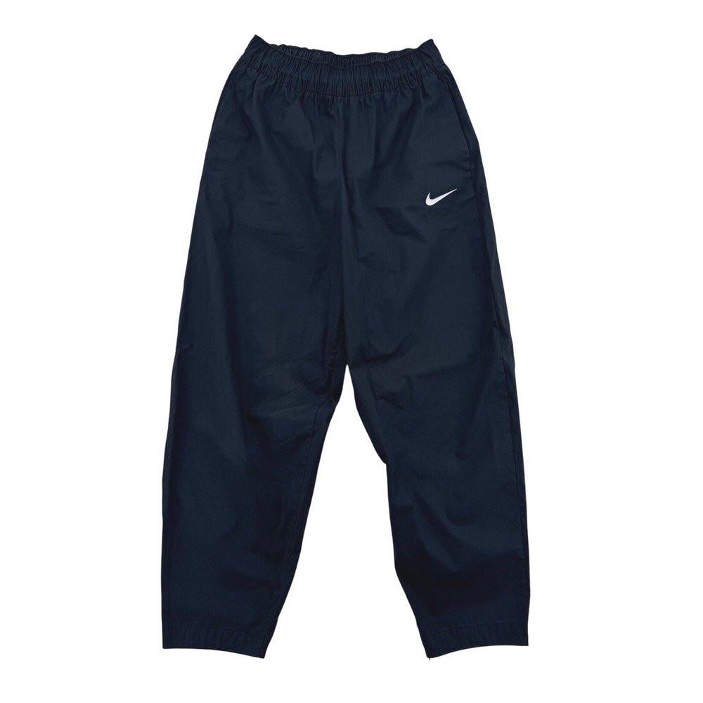 Nike Woven Pants Womens XS Black Good Relaxed Tapered Swoosh DD5975-010